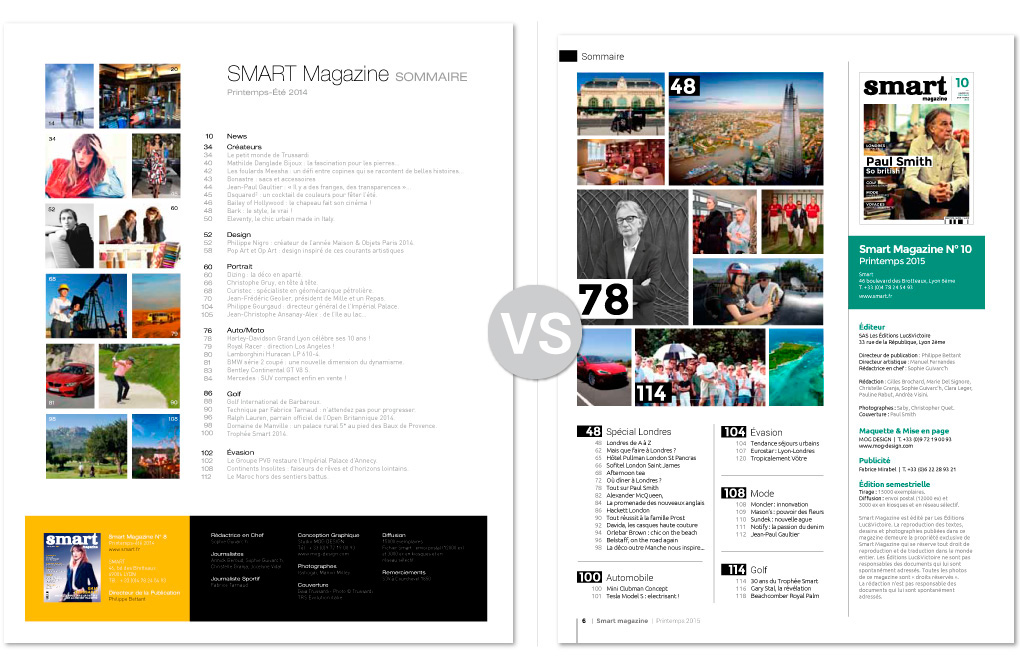 Sommaire Smart Magazine