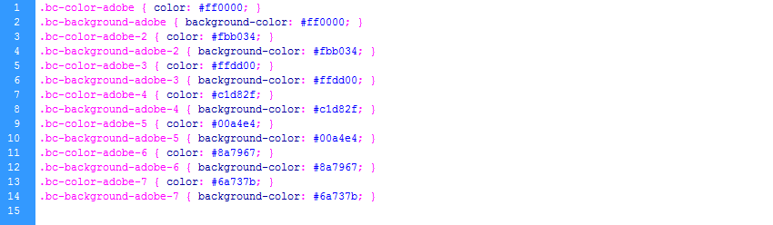 Export CSS