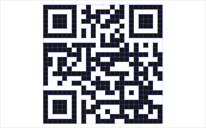 Design QRcode vectoriel